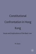 Constitutional Confrontation in Hong Kong