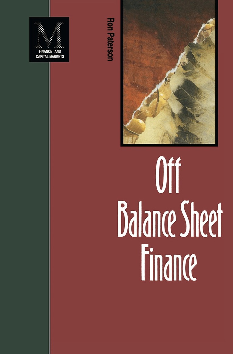 Ron Paterson - Off Balance Sheet Finance, Häftad