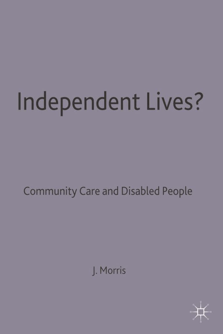 Jenny Morris - Independent Lives?, Häftad
