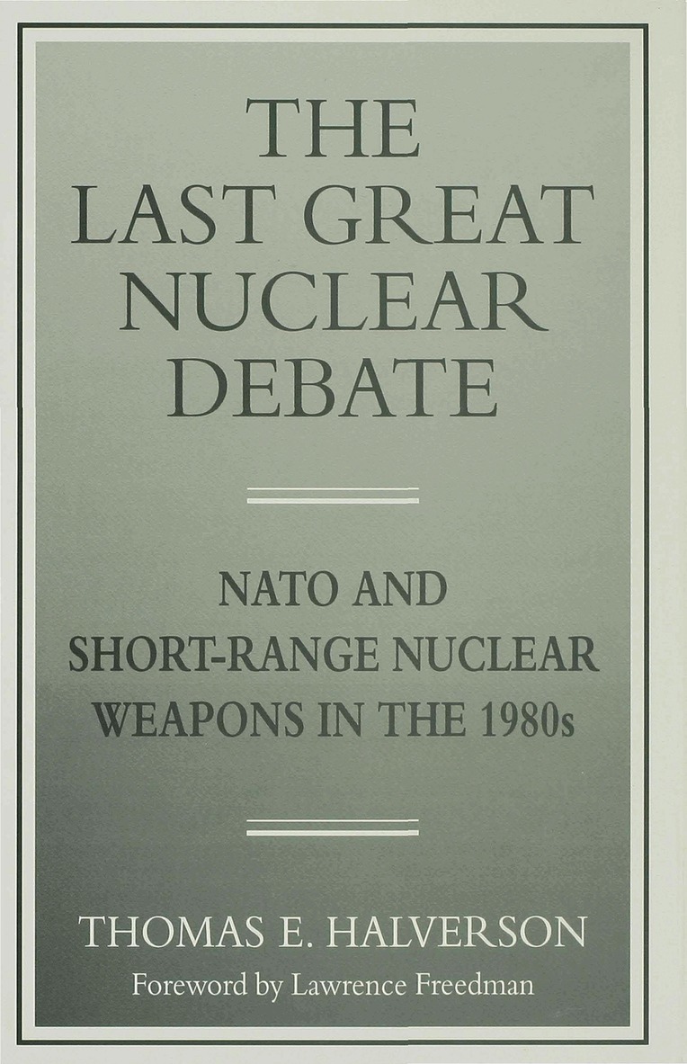 T. Halverson - Last Great Nuclear Debate, Inbunden