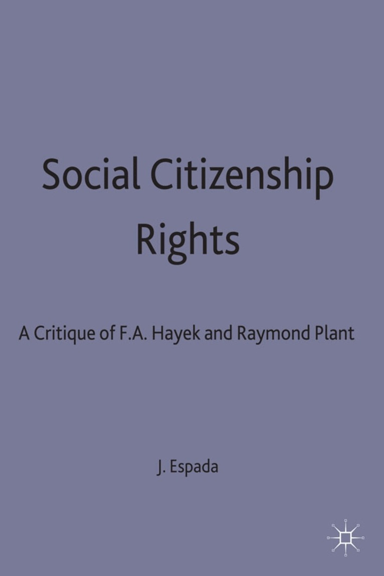 J. Espada - Social Citizenship Rights, Inbunden