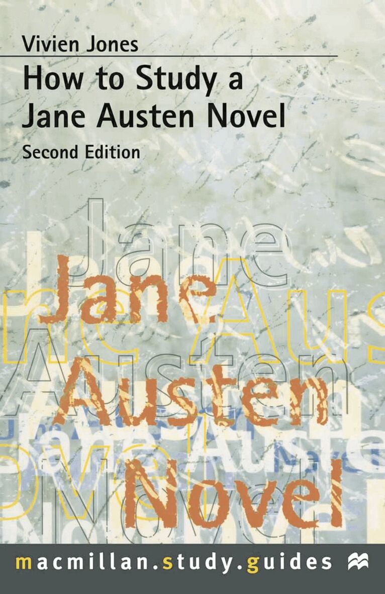 Vivien Jones - How to Study a Jane Austen Novel, Häftad