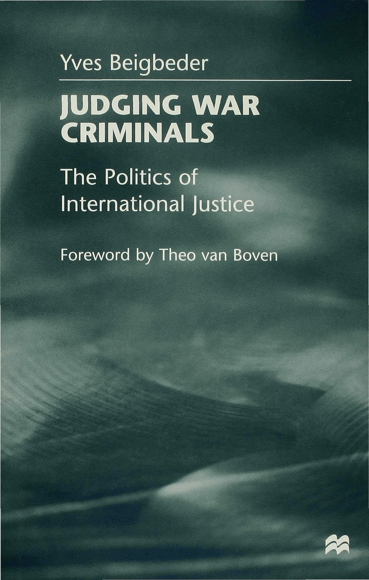 Y. Beigbeder - Judging War Criminals, Inbunden. Tillgänglighet: Lägg i varukorg