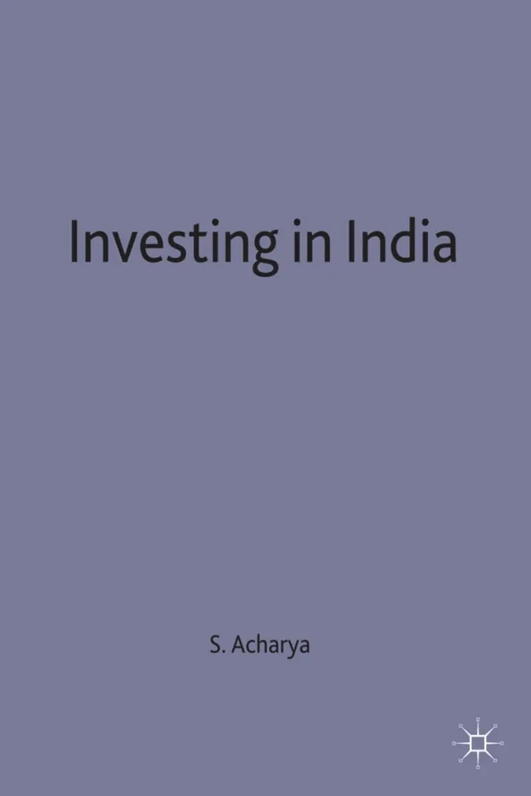 S. Acharya - Investing in India, Inbunden. Tillgänglighet: Lägg i varukorg