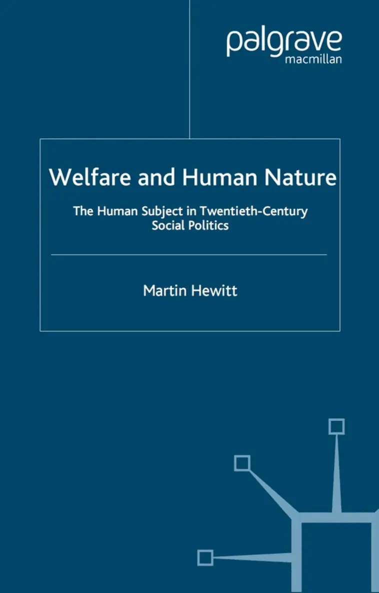 M. Hewitt - Welfare and Human Nature, Inbunden. Tillgänglighet: Lägg i varukorg