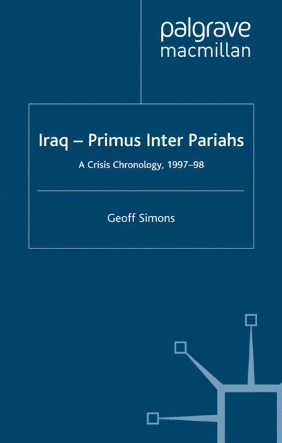 G. Simons - Iraq- Primus Inter Pariahs, E-bok