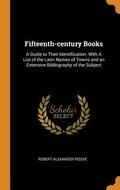 Fifteenth-century Books