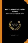Les Correspondants d'Alde Manuce