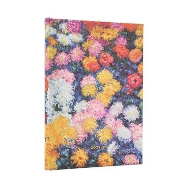 Kalender 2025-2026 18-mån Midi horis - Monet ́s Chrysanthemums