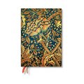 Paperblanks 2026 Morris Windrush William Morris 12-Month Planner Flexis MIDI Horizontal Elastic Band 176 Pg 100 GSM