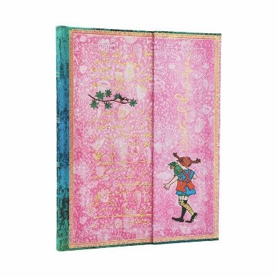 Paperblanks - Astrid Lindgren, Pippi Longstocking (Embellished Manuscripts Collection) Ultra Unlined Hardcover Journal (Wrap Closure), Inbunden