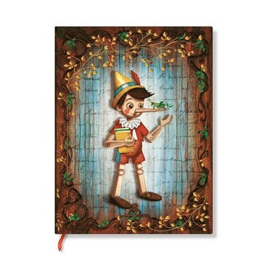 Paperblanks - Carlo Collodi, Pinocchio (Fairy Tale Collection) Mini Unlined Hardcover Journal (Elastic Band Closure), Inbunden. Tillgänglighet: Lägg i varukorg