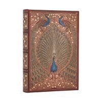 Paperblanks - 12-Monatskalender 2027 Hafiz Pfauen Mini Tagesüberblick, Inbunden
