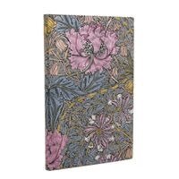 Paperblanks - 12-Monatskalender 2027 Morris Heckenkirsche in Pink Mini Tagesüberblick, Inbunden