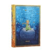 Paperblanks - 12-Monatskalender 2027 Saint-Exupéry, Der kleine Prinz Mini Tagesüberblick, Inbunden