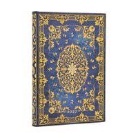 Paperblanks - 12-Monatskalender 2027 Seidenhimmel Mini Horizontal, Inbunden