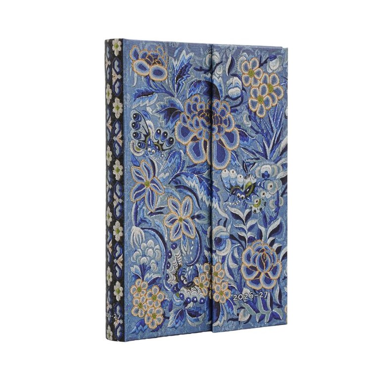 Paperblanks - Kalender 2026-2027 Blue Willow, 18-månaders, Mini horisontal, Övrigt