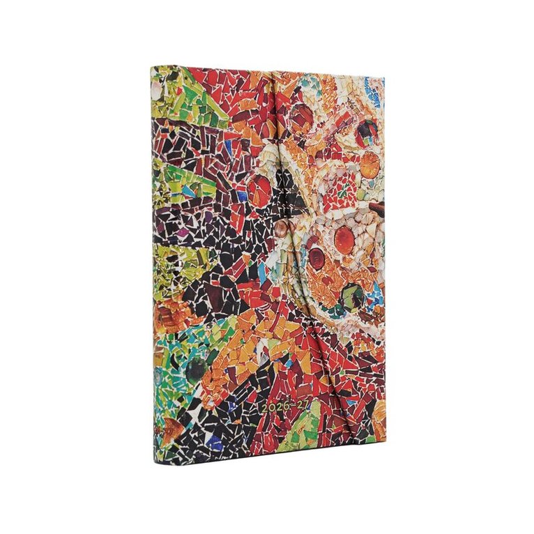 Paperblanks - Kalender 2026-2027 Gaudi´s sun, 18-månaders, Mini horisontal, Övrigt