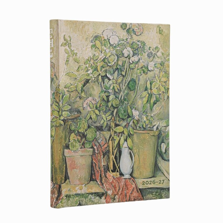 Paperblanks - Kalender 2026-2027 Cezanne´s Terracotta Pots and Flowers, 18-månaders, Midi horisontal, Övrigt