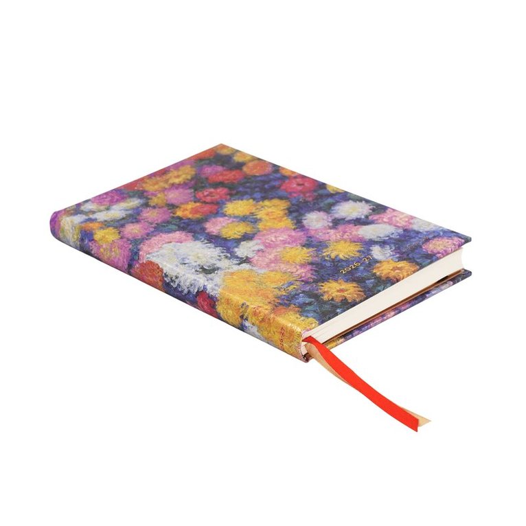 Paperblanks - Kalender 2026-2027 Monet´s Chrysanthemums, 18-månaders, Midi horisontal, Övrigt