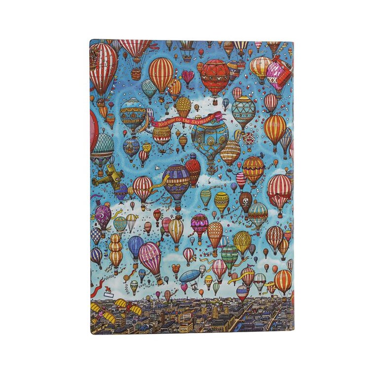 Paperblanks - Kalender 2026-2027 Balloon Festival, flexi, 18-månaders, Midi  horisontal, Övrigt