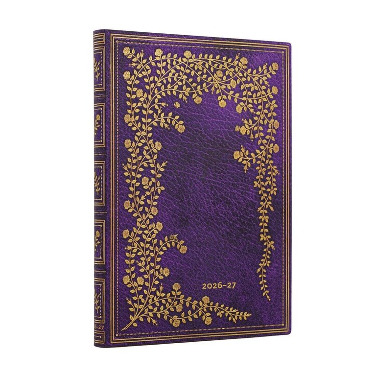 Paperblanks - Kalender 2026-2027 New York Rose, flexi, 18-månaders, Midi horisontal, Övrigt