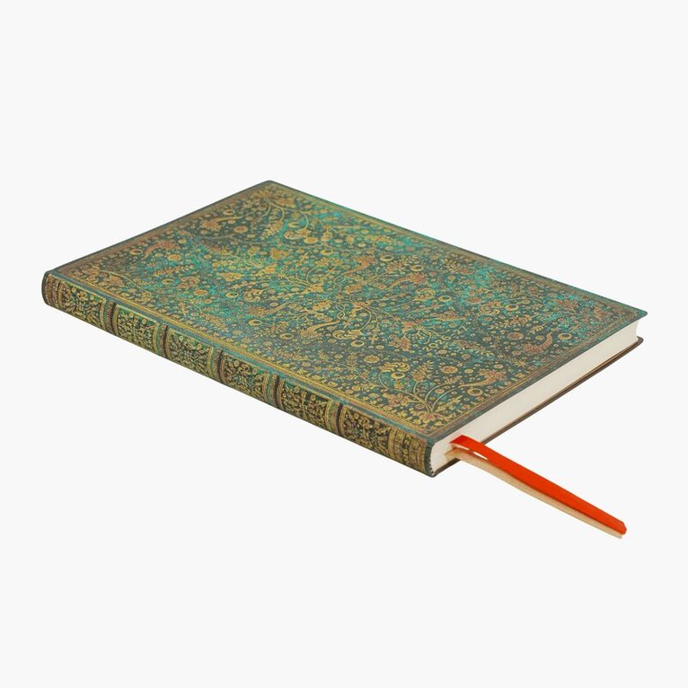 Paperblanks - Kalender 2026-2027 Emerald Flower, flexi,18-månaders, Maxi vertikal, Övrigt