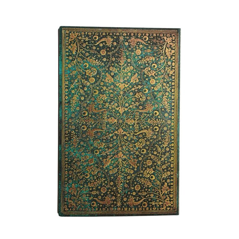 Paperblanks - Kalender 2026-2027 Emerald Flower, flexi,18-månaders, Maxi vertikal, Övrigt