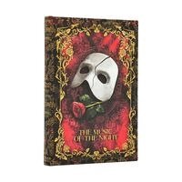 Paperblanks - Masked Melody (Phantom of the Opera) Mini Lined Hardcover Journal (Elastic Band Closure), Inbunden