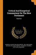 Critical and Exegetical Commentary on the New Testament