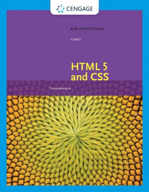 Carey - New Perspectives on HTML 5 and CSS, E-bok