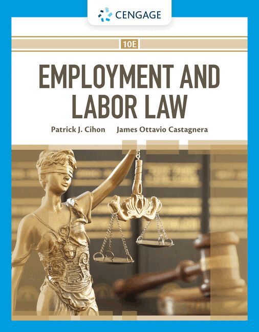 Patrick Cihon, James Castagnera - Employment and Labor Law, Häftad