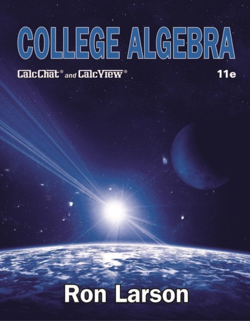 Larson - College Algebra, E-bok