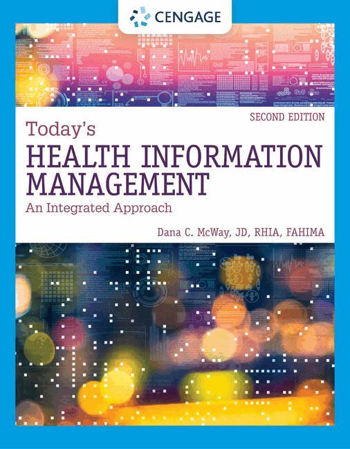 Dana McWay - Today's Health Information Management, Inbunden