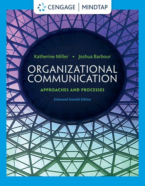 Katherine Miller, Joshua Barbour - Organizational Communication, Häftad