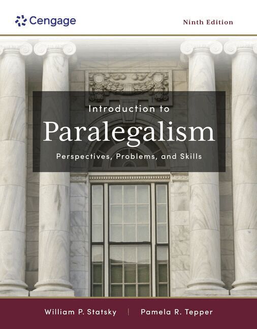 William Statsky, Pamela Tepper - Introduction to Paralegalism: Perspectives, Problems and Skills, Häftad. Tillgänglighet: Tillfälligt slut