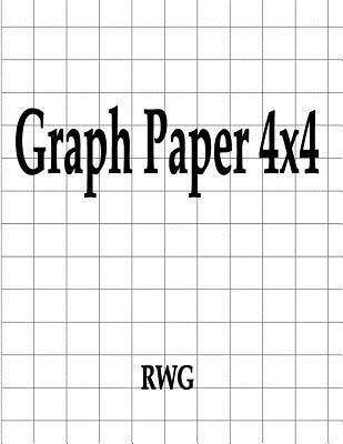 Rwg - Graph Paper 4x4, Häftad