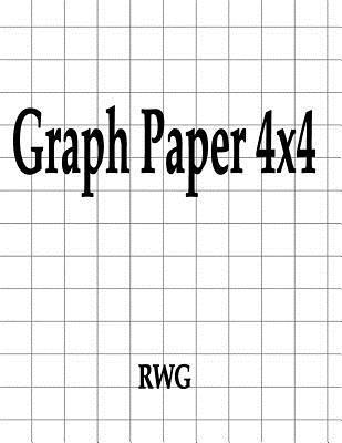 Rwg - Graph Paper 4x4, Häftad