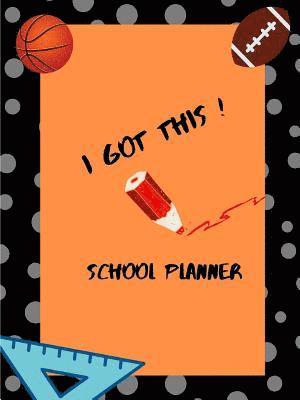 Tyra Hodge - High School Planner (Football and Basketball Theme), Häftad