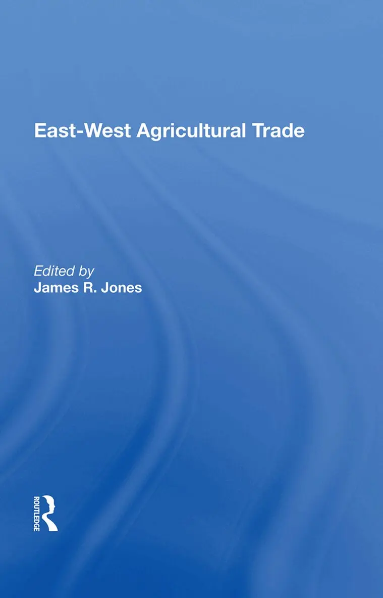 James R Jones - East-west Agricultural Trade, Inbunden. Tillgänglighet: Lägg i varukorg
