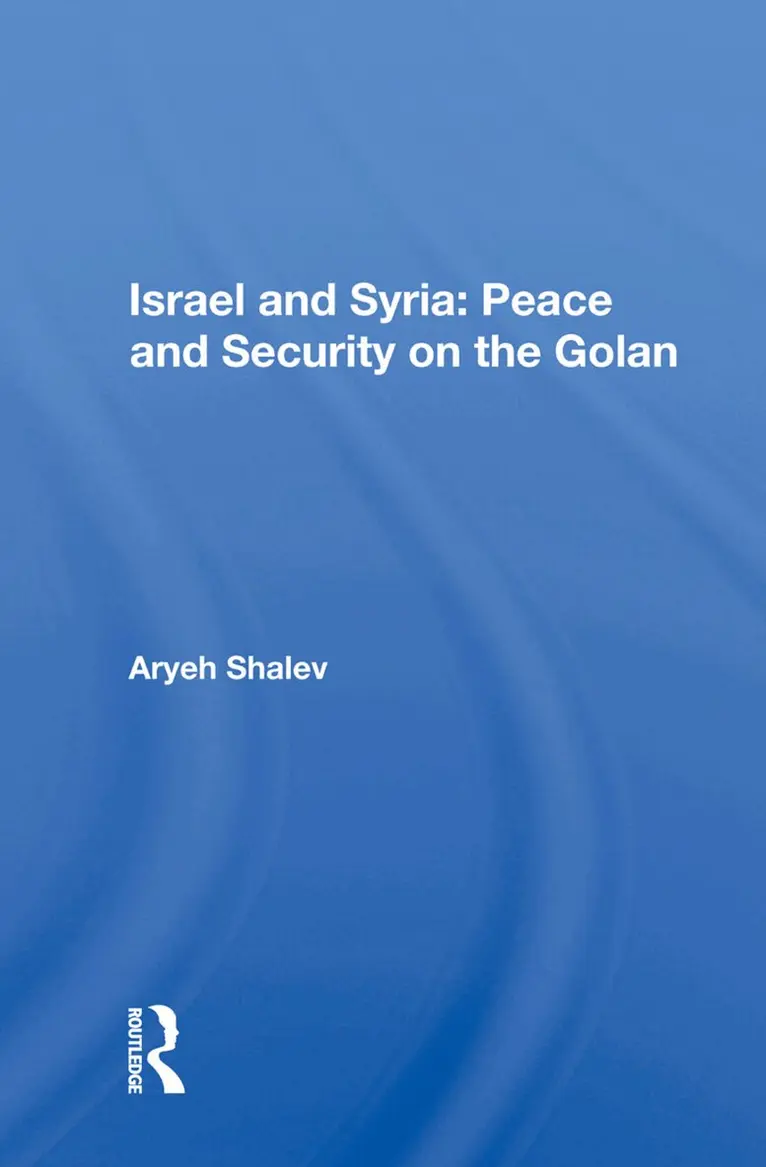Aryeh Shalev - Israel and Syria: Peace and Security on the Golan, Inbunden. Tillgänglighet: Lägg i varukorg