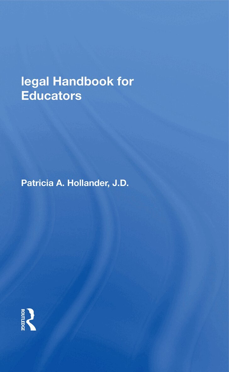 Patricia Hollander - Legal Handbook For Educators, Inbunden. Tillgänglighet: Lägg i varukorg