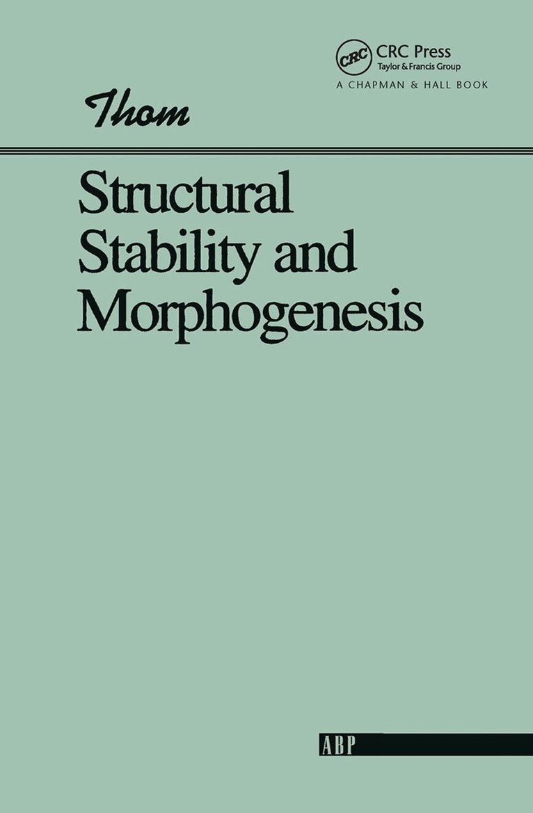 Rene Thom - Structural Stability And Morphogenesis, Inbunden. Tillgänglighet: Lägg i varukorg