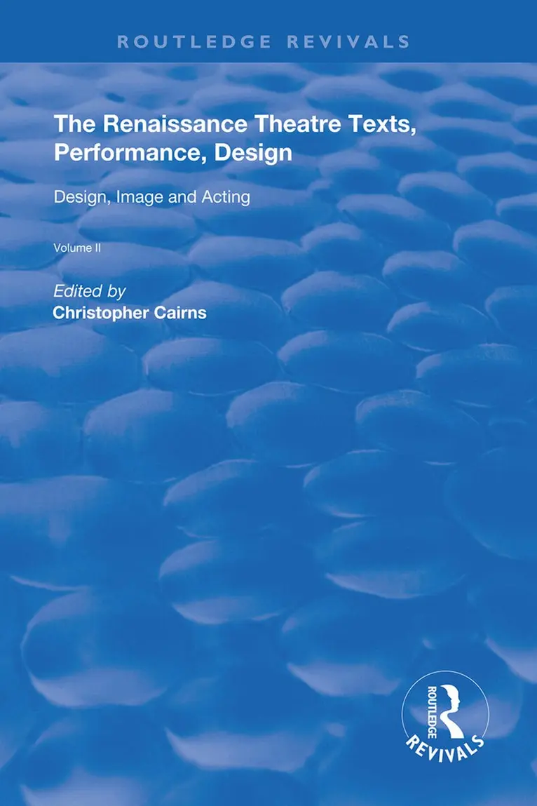 Christopher Cairns - Renaissance Theatre: Texts, Performance, Design, Inbunden. Tillgänglighet: Lägg i varukorg