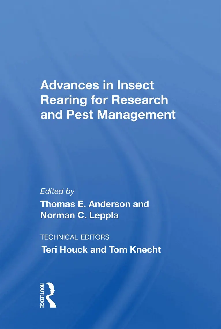Thomas E Anderson - Advances In Insect Rearing For Research And Pest Management, Häftad. Tillgänglighet: Lägg i varukorg