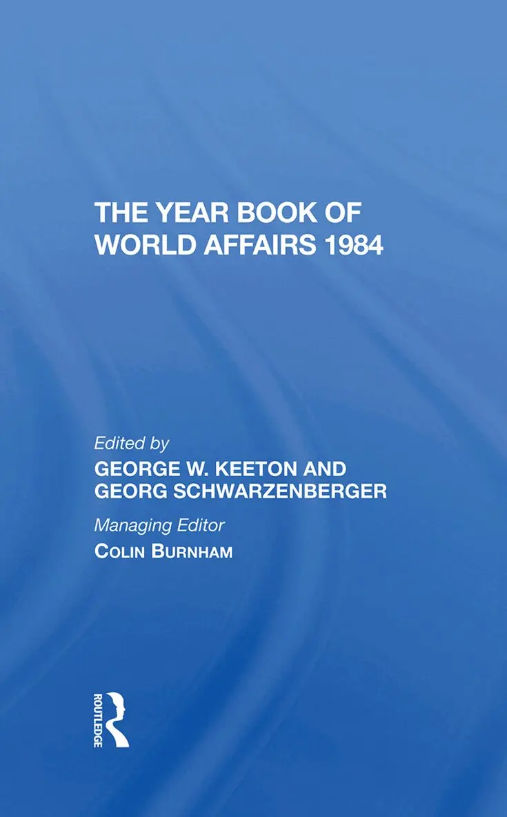 George W Keeton, Georg Schwarzenberger - Year Book Of World Affairs 1984, Inbunden. Tillgänglighet: Lägg i varukorg