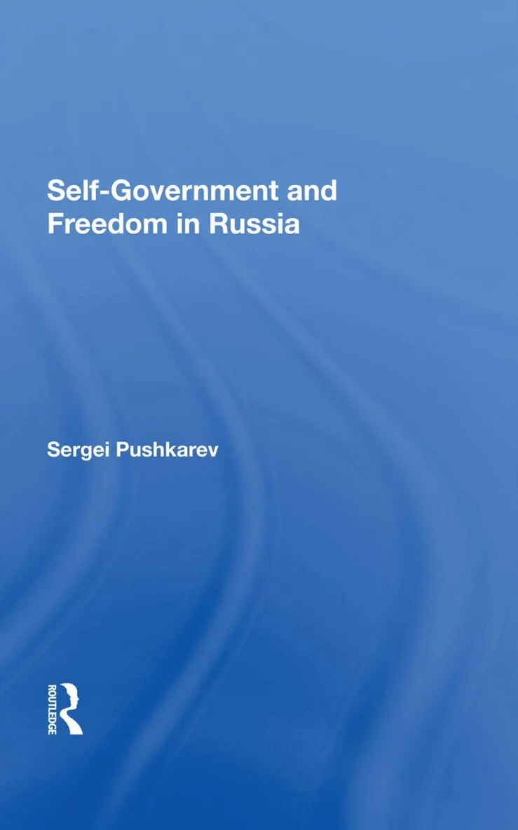 Sergei Pushkarev - Self-government And Freedom In Russia, Inbunden. Tillgänglighet: Tillfälligt slut