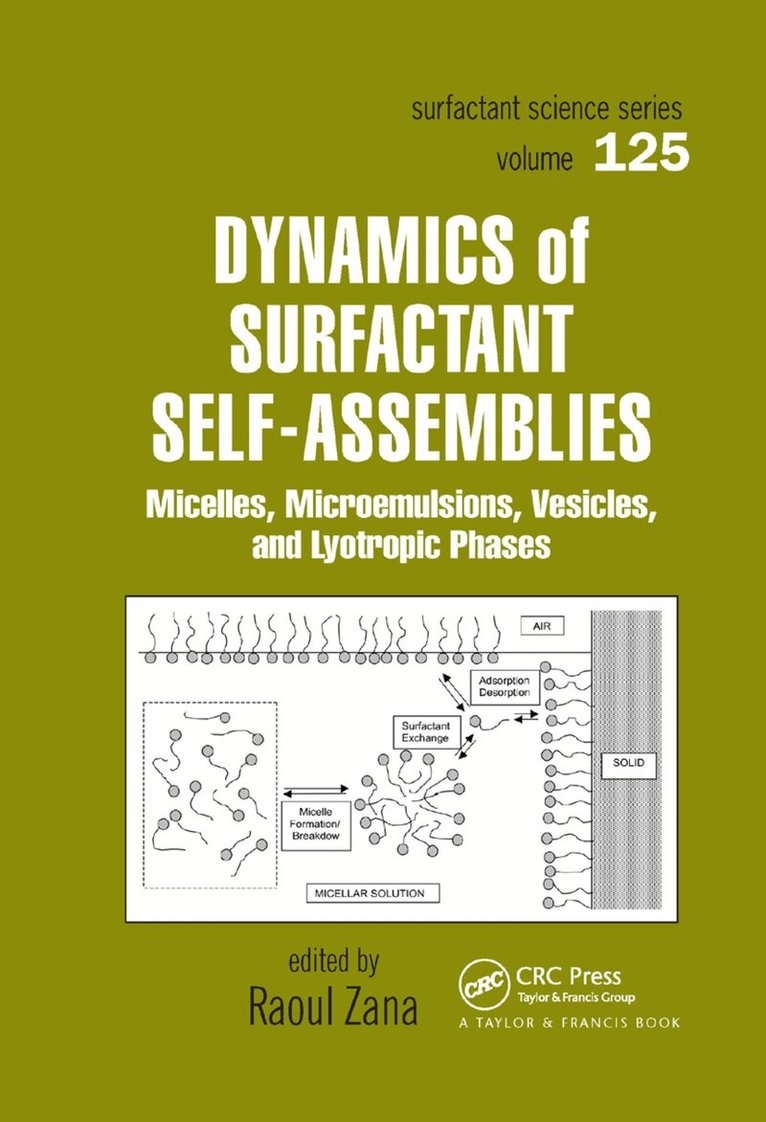 Raoul Zana - Dynamics of Surfactant Self-Assemblies, Häftad