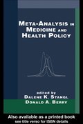 Meta-Analysis in Medicine and Health Policy