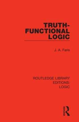 J. A. Faris - Truth-Functional Logic, Häftad